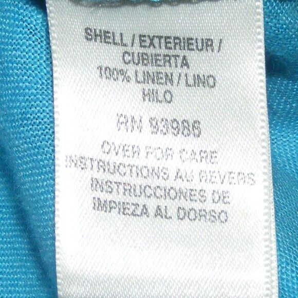 CASUAL CORNER Career Dress, 4, Blue, Sleeveless - Picture 7 of 8